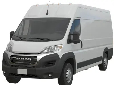 2024 Ram ProMaster L4H2 Detailed interior 3D model