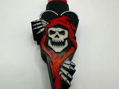 Grim Reaper Lighter Case 3D print model
