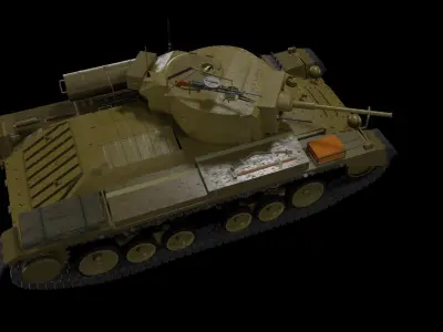   Tank   of the Great Britain WW2   Valentine III Free 3D model