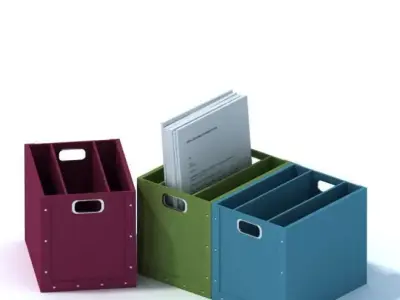 Office Gadget Organizer 3D model