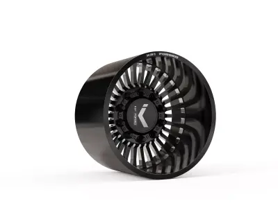 rear KG1 KD051-1 DUALLY WHEEL 3D MODEL 3D model