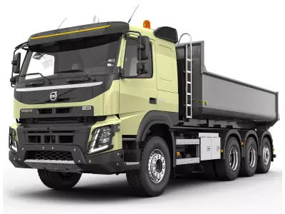 Volvo FMX MULTILIFT animated 3D model