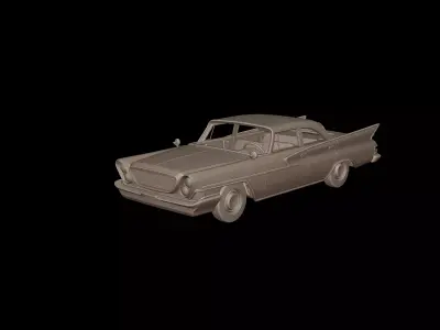 newport hardtop sedan 4 doors 1961 3D print model