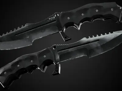 Hand Knife Free 3D model