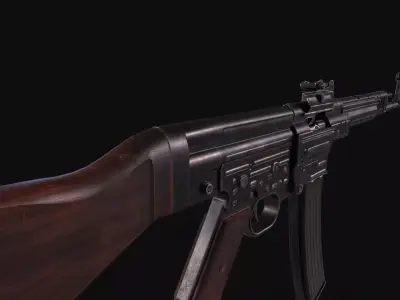 STG44 Rifle Low-poly 3D model