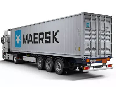 Container Truck Generic 3D model
