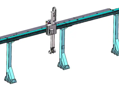 50KG truss manipulator 3D model