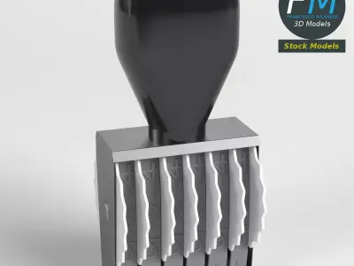 Dater stamp 3D model
