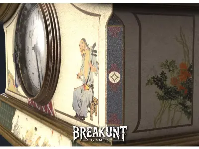 Mantel Clock 2 - Clocks 1900s 3D model