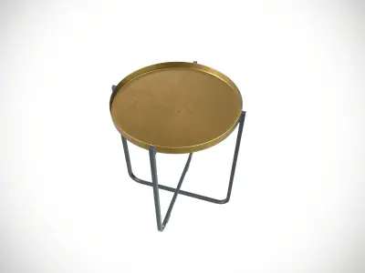 Table Low-poly 3D model 17