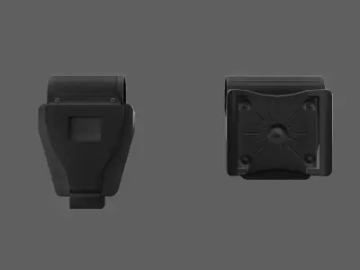Handcuffs Pouches Case Low-poly 3D model