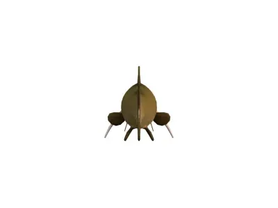Realistic Catfish Low-poly 3D model