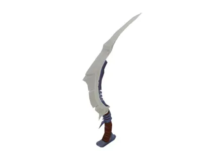 sword scythe 3D model