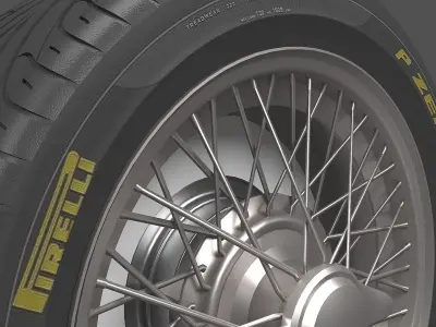 Realistic Wheel Tire 8 3D model