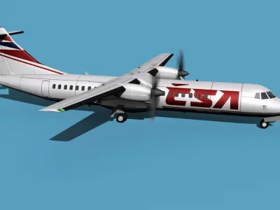 ATR  ATR-72-600 Czech Air 3D model