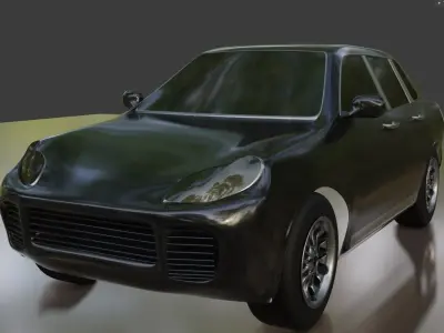 Porsche Cayenne 2007 Free 3D model
