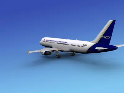 Airbus A320 Air Charter Intl 1 3D model