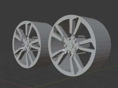 FPV twist style rims 3D print model
