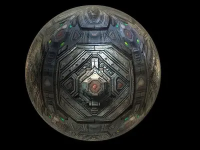 PBR Sci-Fi Seamless Realistic Material SBSAR 4k Texture 032 Texture