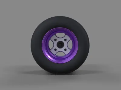 Sport wheel 2 3D model