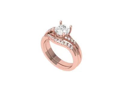 Wedding Ring  3D print model 414