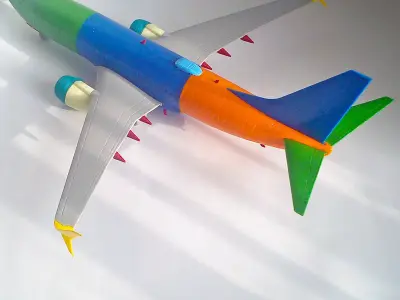 181214 Model kit Boeing 737-700 Split Scimitar Down 3D print model