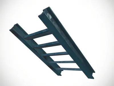 Slip Resistant Metal Stair Treads 3D model
