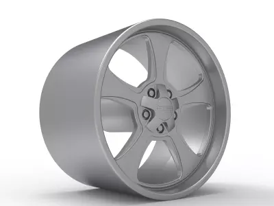 FOOSE GENUINE WHEEL 3D PRINT MODEL  3D print model