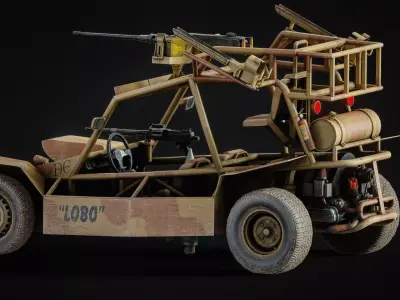 VATT LOBO Army Low-poly 3D model