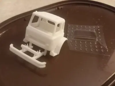 1964 IH loadstar co1600 truck cab 3D print model