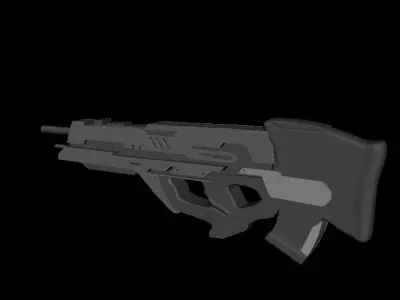 scifi gun Free 3D model