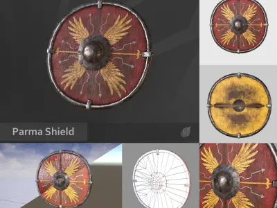 Historical Shields 3D Model Pack