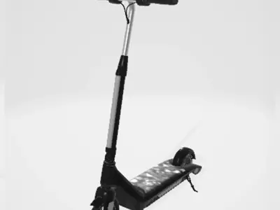 Electric Scooter Low-poly 3D model order