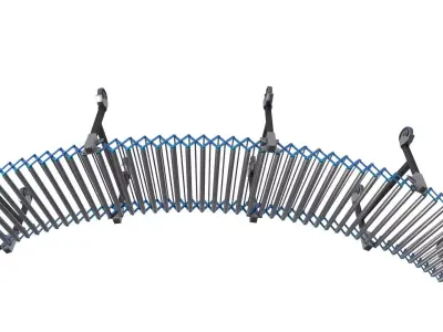 Roller Conveyor 3D model buy