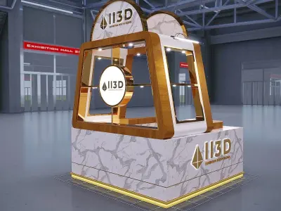 Purse Kiosk 3D model