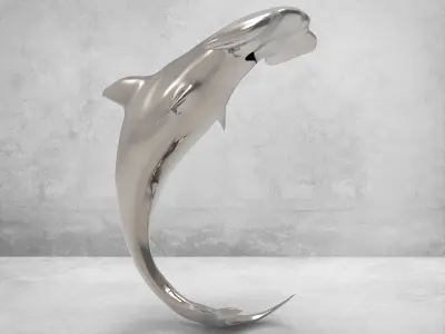 3D Hammer Shark 3D model