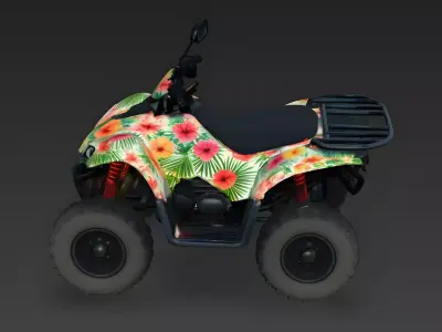 Tropical-Pulse ATV 3D Model Low-poly 3D model