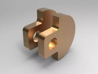 cam copper part Free 3D model