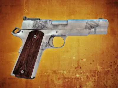 Colt SSP 9mm Low-poly 3D model