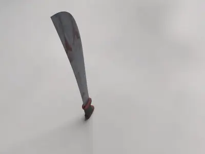 Machete -- PBR -- Game Ready Asset  Free low-poly 3D model