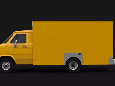 GMC Vandura Box Van 3D model