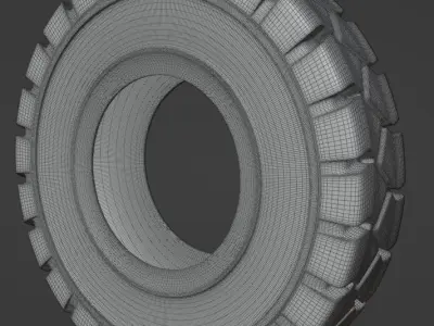 Tire01 Free 3D model