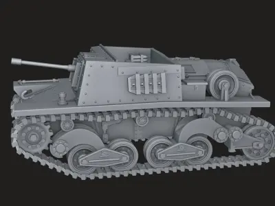 Semovente L40 da 4732 3D print model
