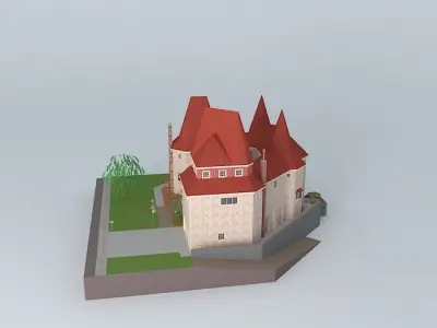 Old Castle Free 3D model buy