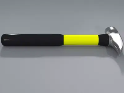 Hammer Low-poly 3D model order