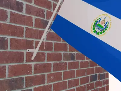 Flag of El Salvador 3D model