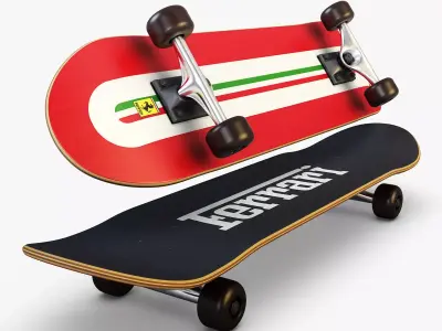 Skateboard v 3 3D model