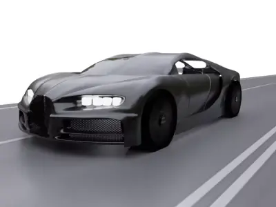 Bugatti Chiron Free 3D model from CGTrader