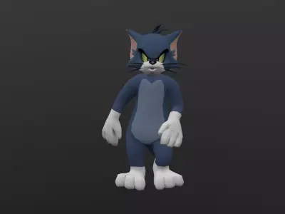 TOMC-009 Tom Cat Moonwalk Low-poly 3D model