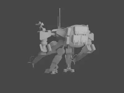 Mecha Robot 3D model